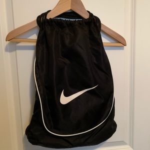 Black Nike Draw String Bag